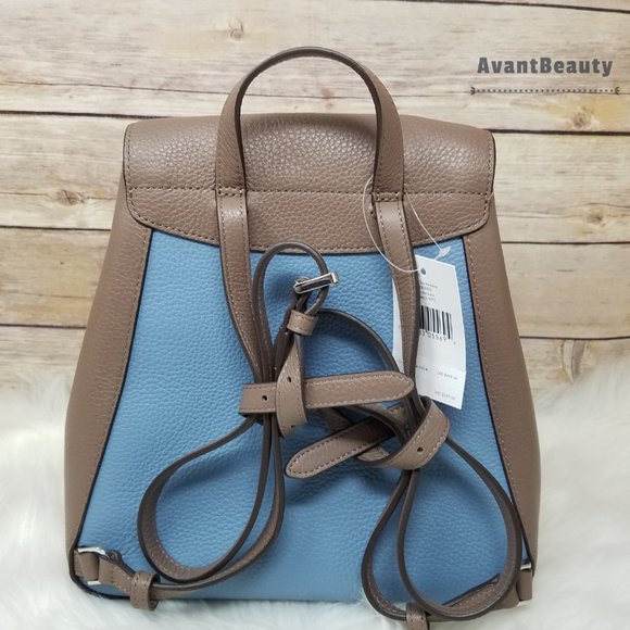 Kate Spade Medium Flap Backpack Colorblock blue main image 15